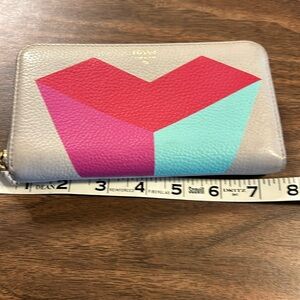 Fossil Leather Wristlet